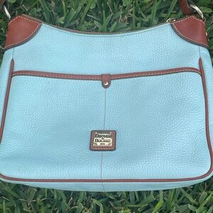 Dooney & Bourke Light Blue and Brown Women's Bag